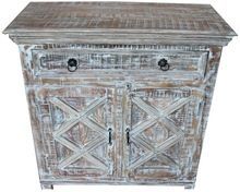 DRAWER CUPBOARD SIDEBOARD ROUGH DISTRESS FINISH