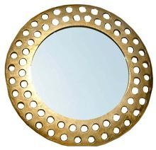 Gold Round Wall Mirror