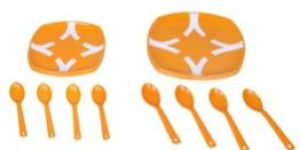 Microwaveable Dual Colour Dinner Plates