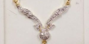 American Diamond Designer Mangalsutra Set`