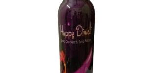 Purple Printed Meena Copper Bottle
