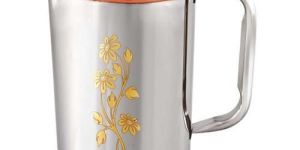 Silver Coated Copper Jug