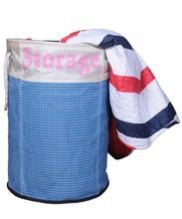 Jute Laundry Basket Cum Storage Bag