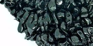 Natural Black Spinel Chip Beads