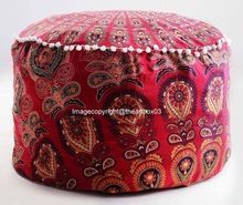 Round Footstool Cotton Pouf