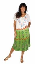 Tie & Dye Ladies Umbrella Dress