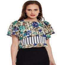 Summer Flower Embroidary Top for Women