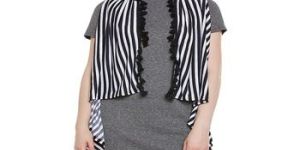 Women Stripe Shrug