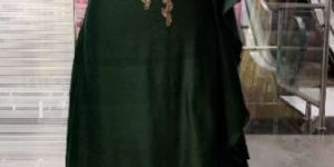 Green Chirr Embroidered Kaftan