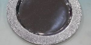 Silver Round Plate