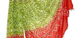Rajasthani Bandhej Cotton Stoles AND Dupatta