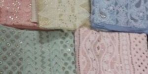 Cotton Chikankari Fabric Material