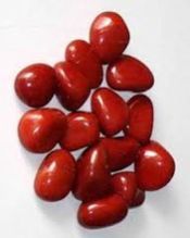 Red Color Pebbles