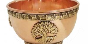 Trees of Life Copper Offering Bowl