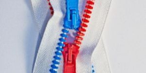 Colored Vislon Zipper