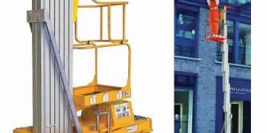 Single Mast Aluminium Work Platform