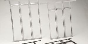 Stainless steel x-ray film hanger