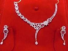 American Diamond Necklace Set