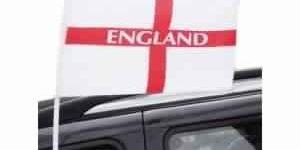 England Car Flag
