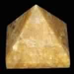 Yellow Quartz Gemstone Pyramid