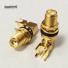 SMA Connector RA PCB Mount