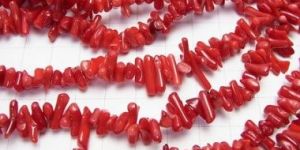 Coral Cupuline Beads