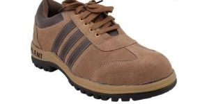 Sporty Brown Safety Shoes