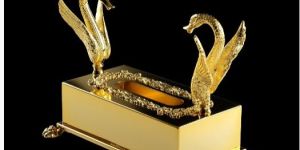 Gold Polished Kleenex Box