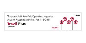 Tranexamic Acid,Kojic Acid Dipalmitate,Magnesium Ascorbyl Phosphate,Arbutin & Vitamin E Cream