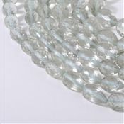 Natural Green Amethyst Faceted Straight Drill Drops