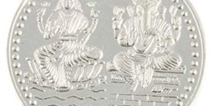 92.5 Sterling Laxmi Ganesh Silver Coin