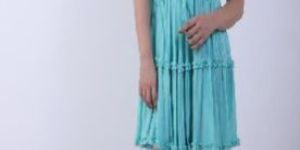 Tie Front Strappy Midi Dress