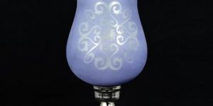 Glass Hurricane Candle Holder