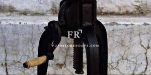 Wrought Iron Adjustable Stool