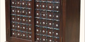 Mango Wood Storage Cabinets