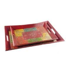 Wooden Handicraft Tray