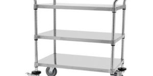 Stainless Steel Utility Trolley