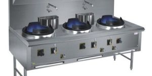 Three Burner Chinese Cooking Range