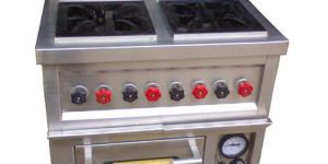 Three Burner Continental Cooking Range