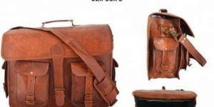 Leather Briefcase Bag