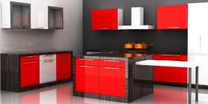 I Shaped Modular Kitchen
