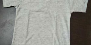 Mens Grey Polo T-Shirt