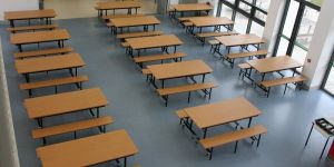 School Desk and Bench