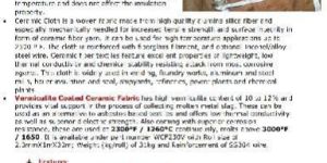 Ceramic Welding Cloth