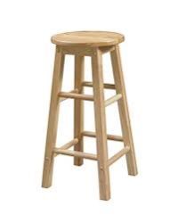 Round Wooden Stool