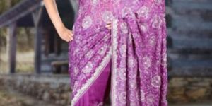 Designer Georgette Jhalak Saree