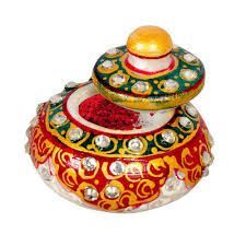 Marble Sindoor Box
