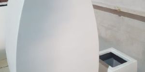 Fiberglass Curved Planters