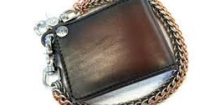 Leather Chain Wallet