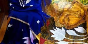 Hand Painted Handloom Saree